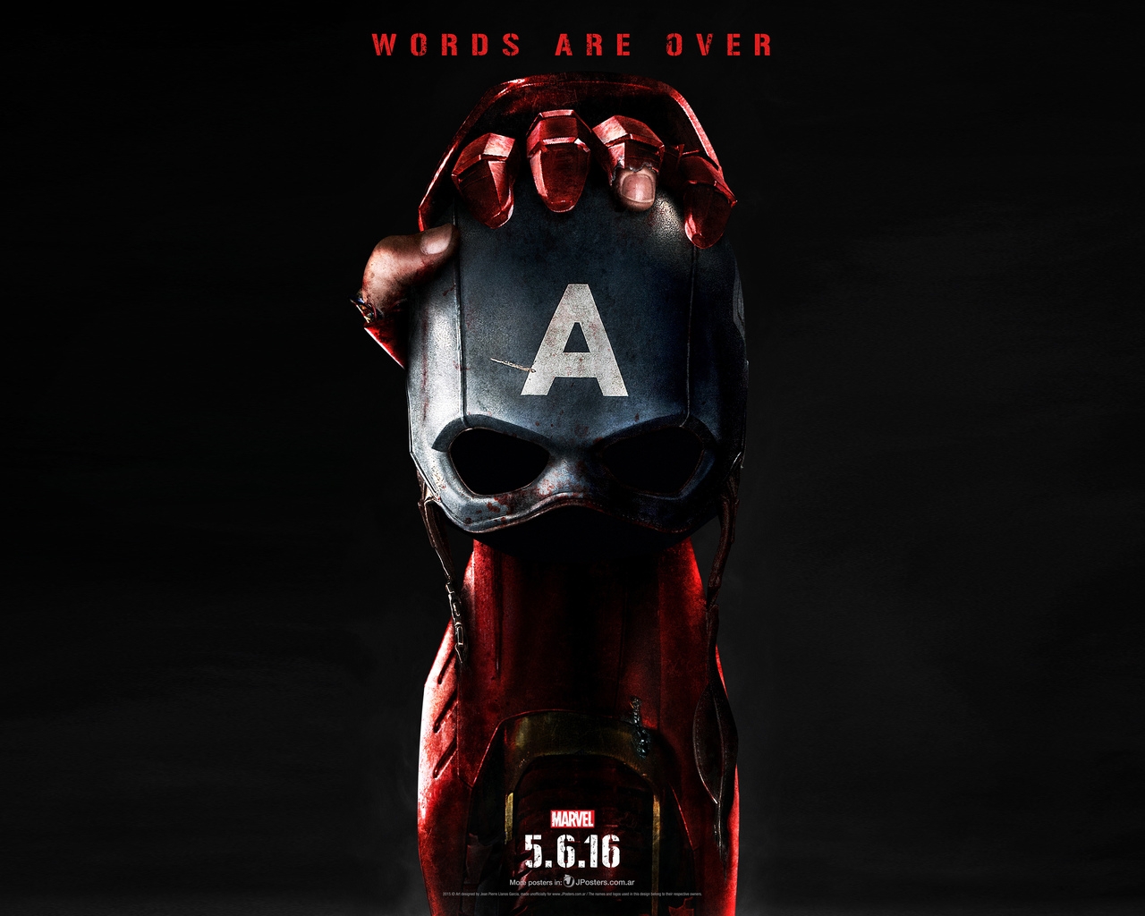 Captain America Civil War Poster 2016 for 1280 x 1024 resolution