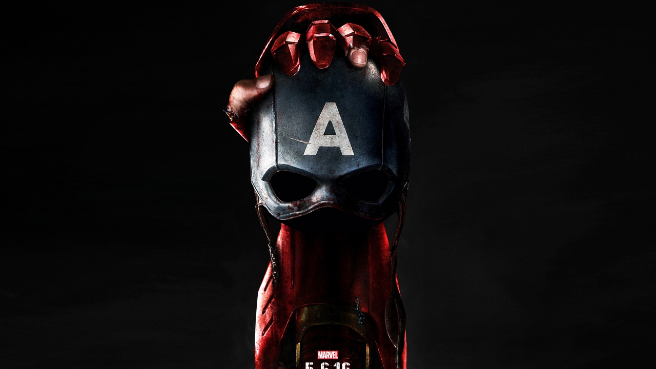Captain America Civil War Poster 2016 for 1280 x 720 HDTV 720p resolution