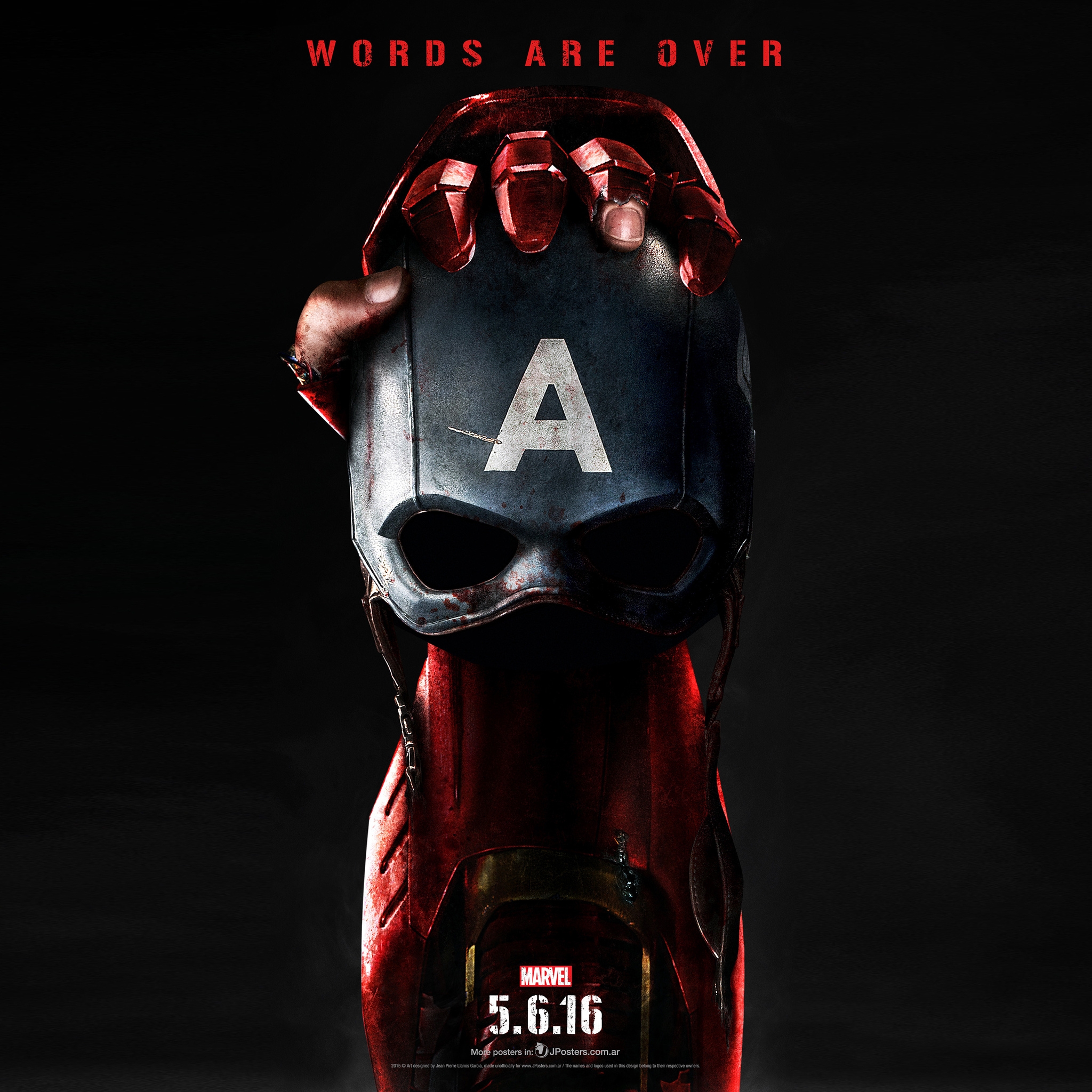 Captain America Civil War Poster 2016 for 2048 x 2048 New iPad resolution