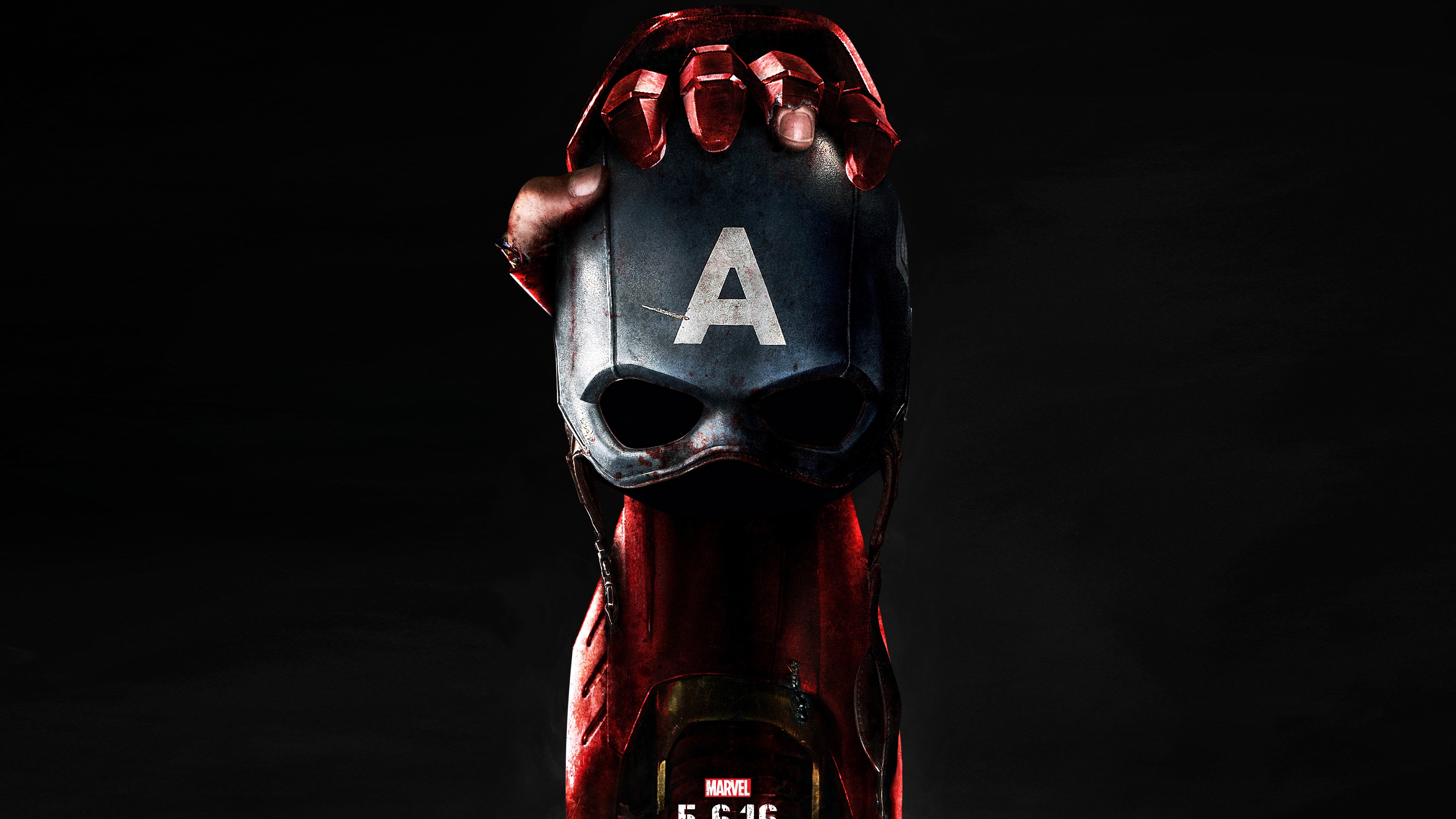 Captain America Civil War Poster 2016 for 3840 x 2160 Ultra HD resolution