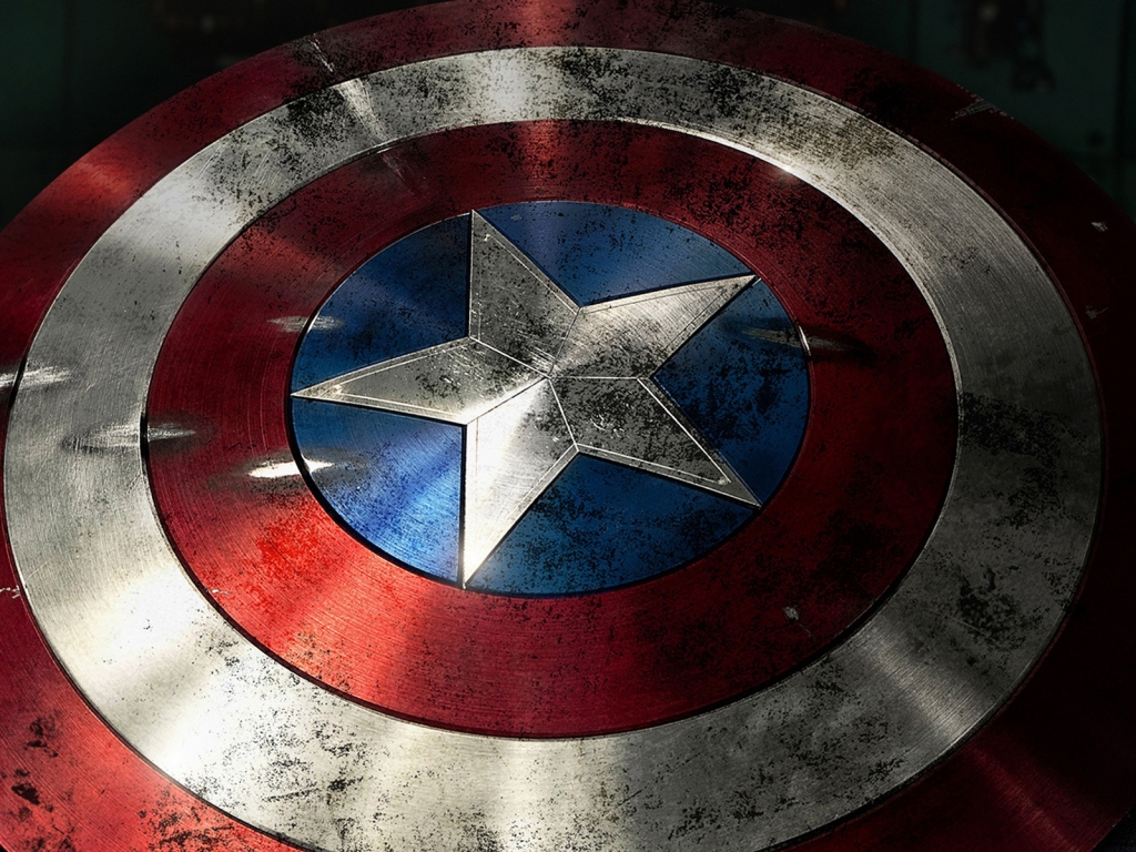 Captain America Shield for 1024 x 768 resolution