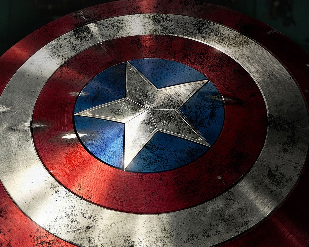 Captain America Shield for 1280 x 1024 resolution