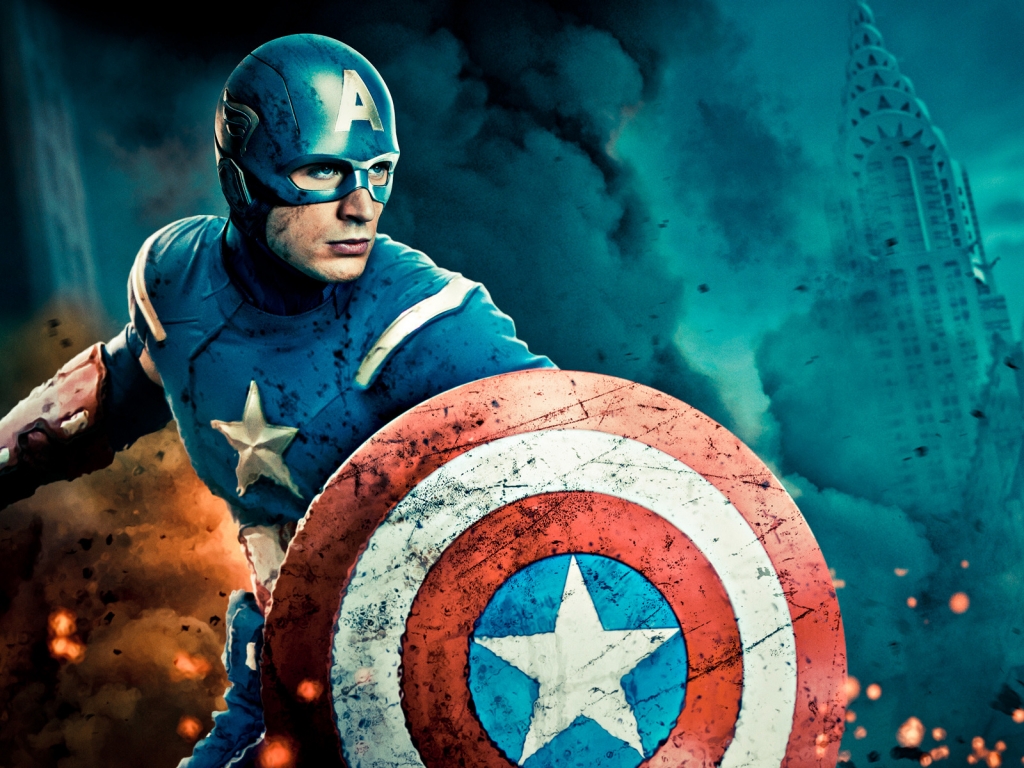 Captain America The Avengers for 1024 x 768 resolution