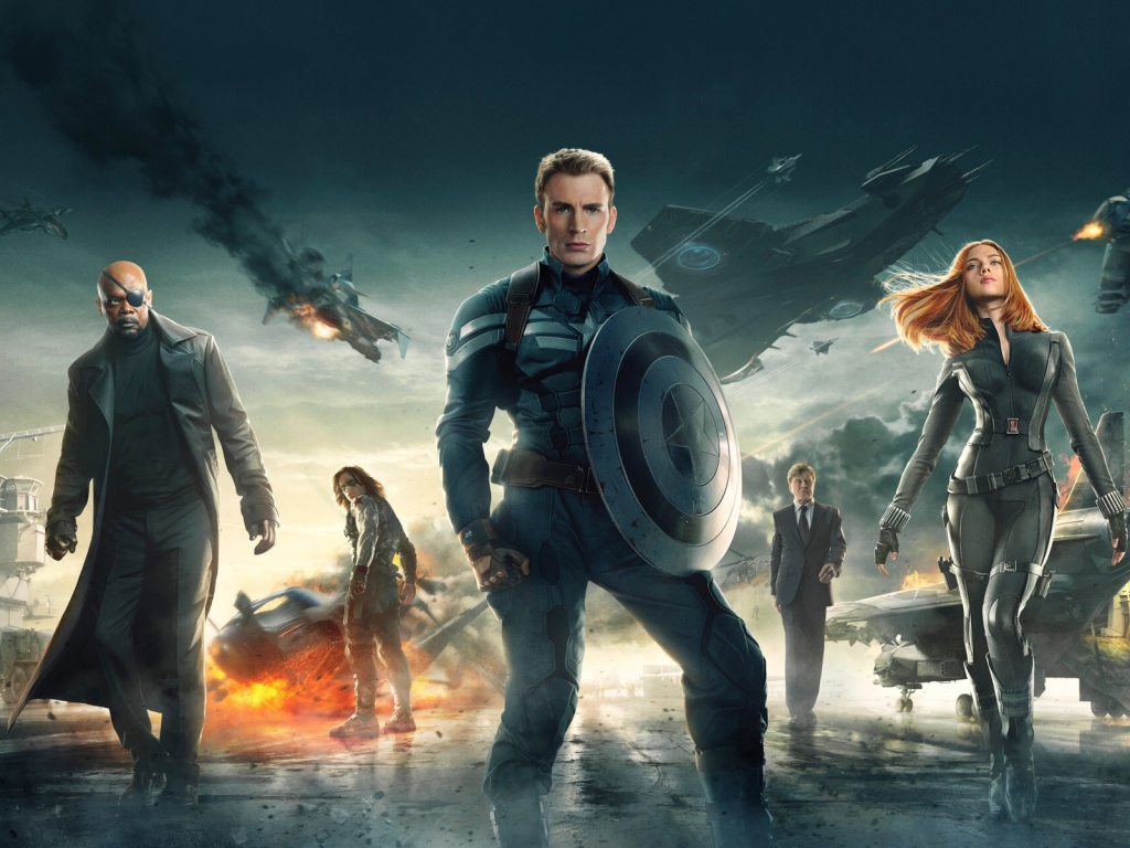 Captain America The Winter Soldier for 1024 x 768 resolution