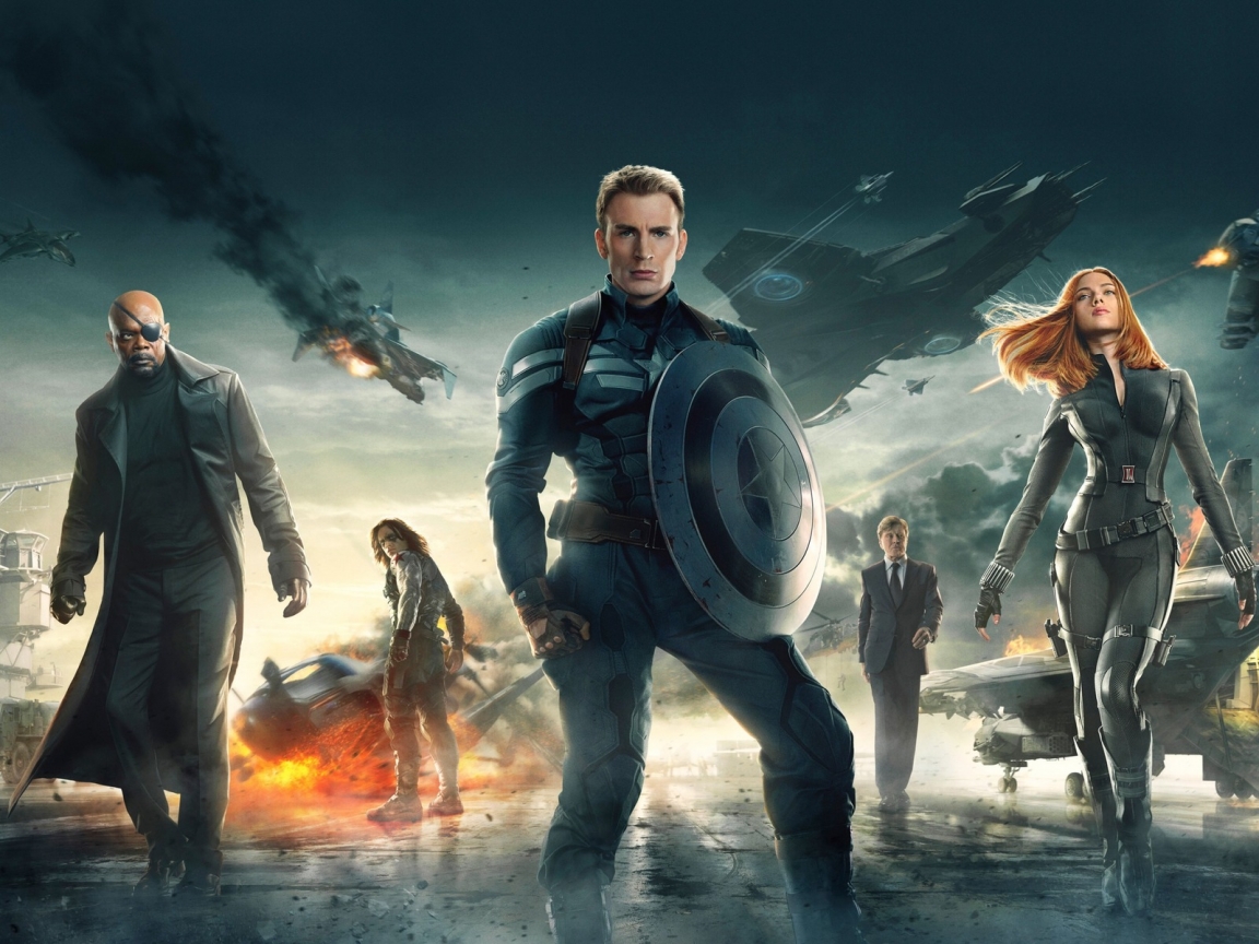 Captain America The Winter Soldier for 1152 x 864 resolution