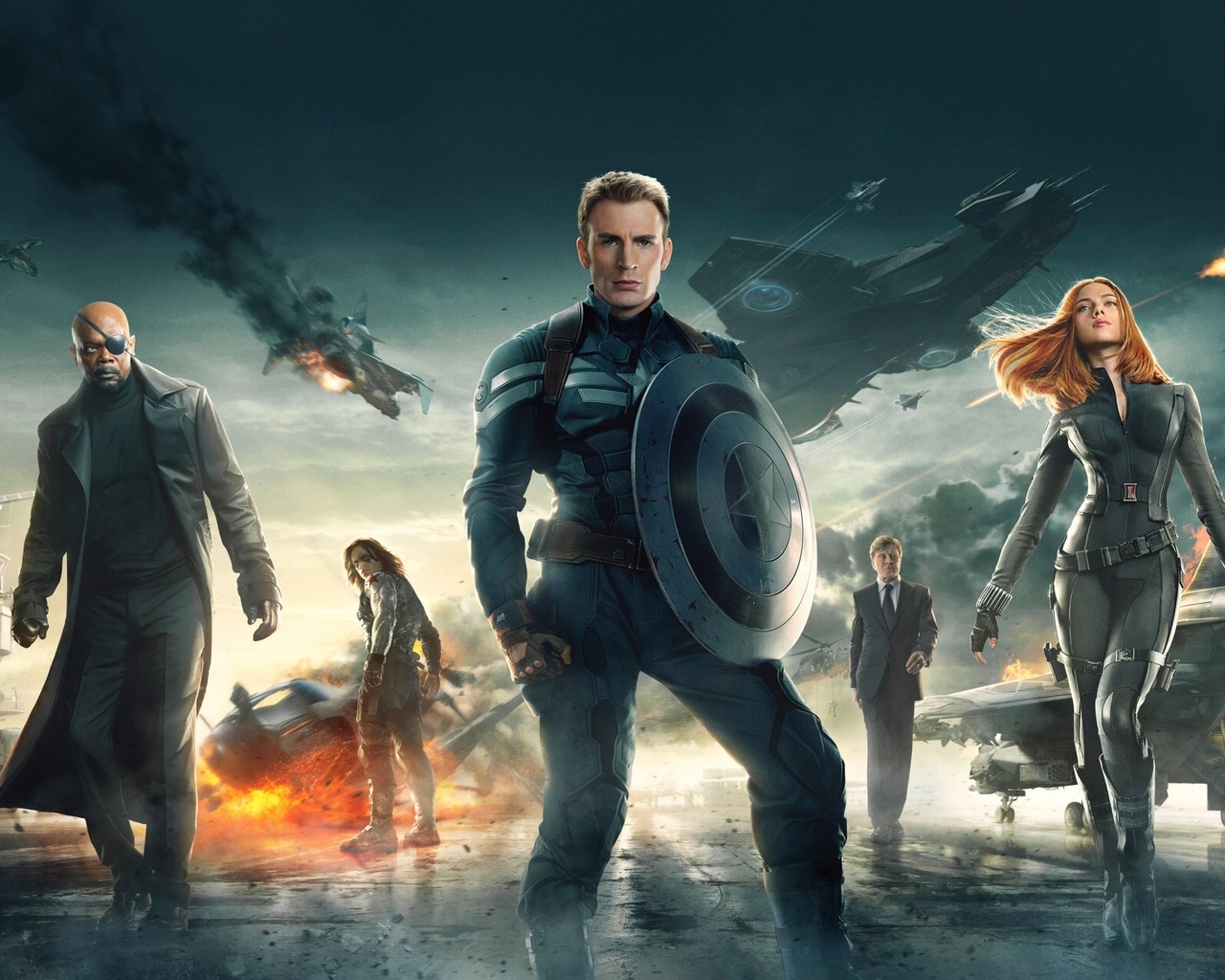 Captain America The Winter Soldier for 1280 x 1024 resolution