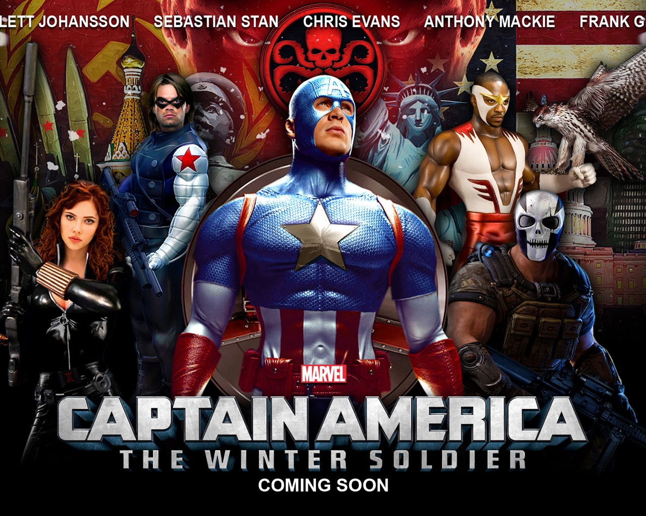 Captain America The Winter Soldier 2014 for 1280 x 1024 resolution
