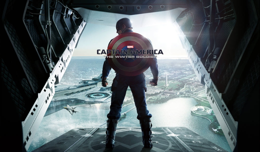 Captain America The Winter Soldier Movie for 1024 x 600 widescreen resolution