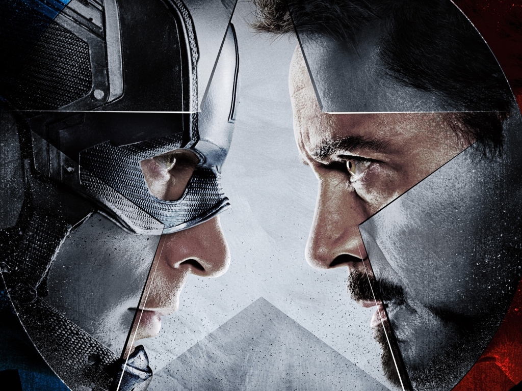 Captain America vs Iron Man  for 1024 x 768 resolution