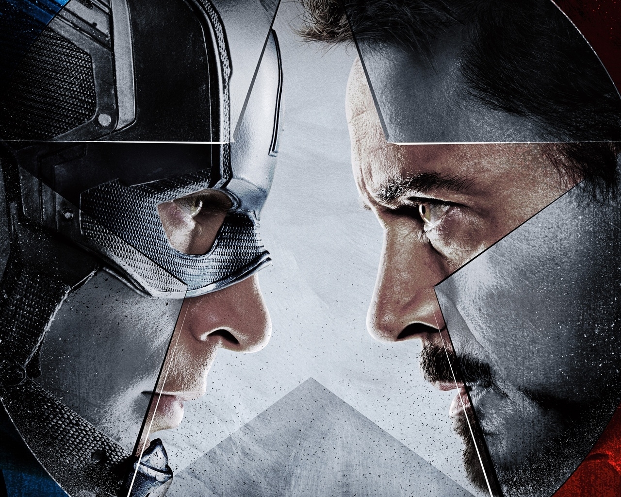 Captain America vs Iron Man  for 1280 x 1024 resolution