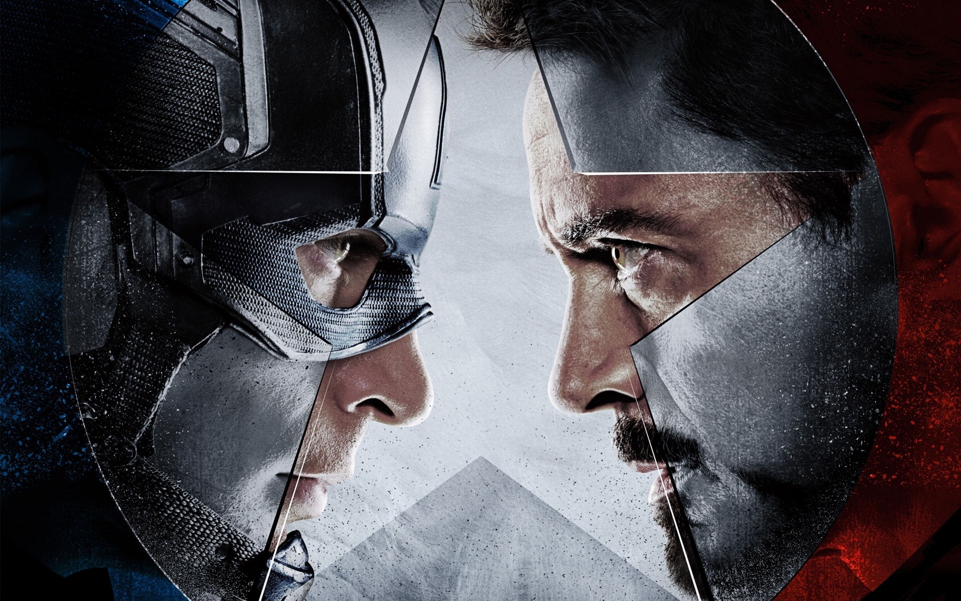 Captain America vs Iron Man  for 1920 x 1200 widescreen resolution