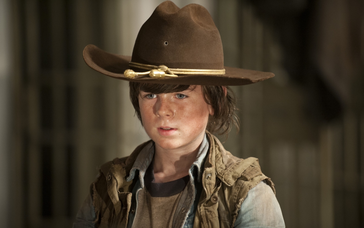 Carl Grimes The Walking Dead for 1280 x 800 widescreen resolution