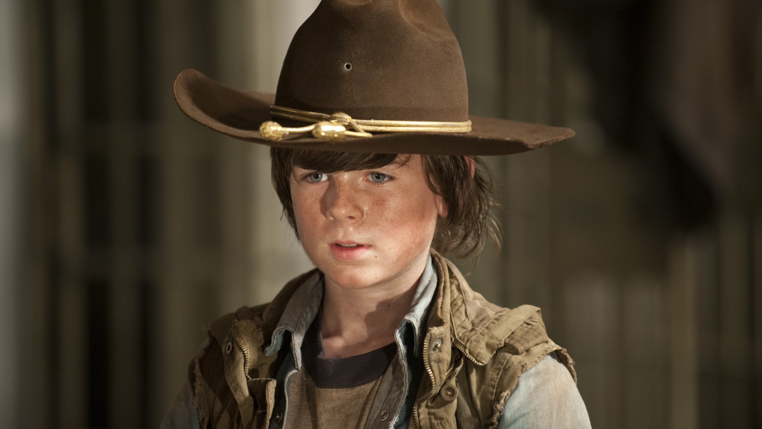 Carl Grimes The Walking Dead for 2560x1440 HDTV resolution