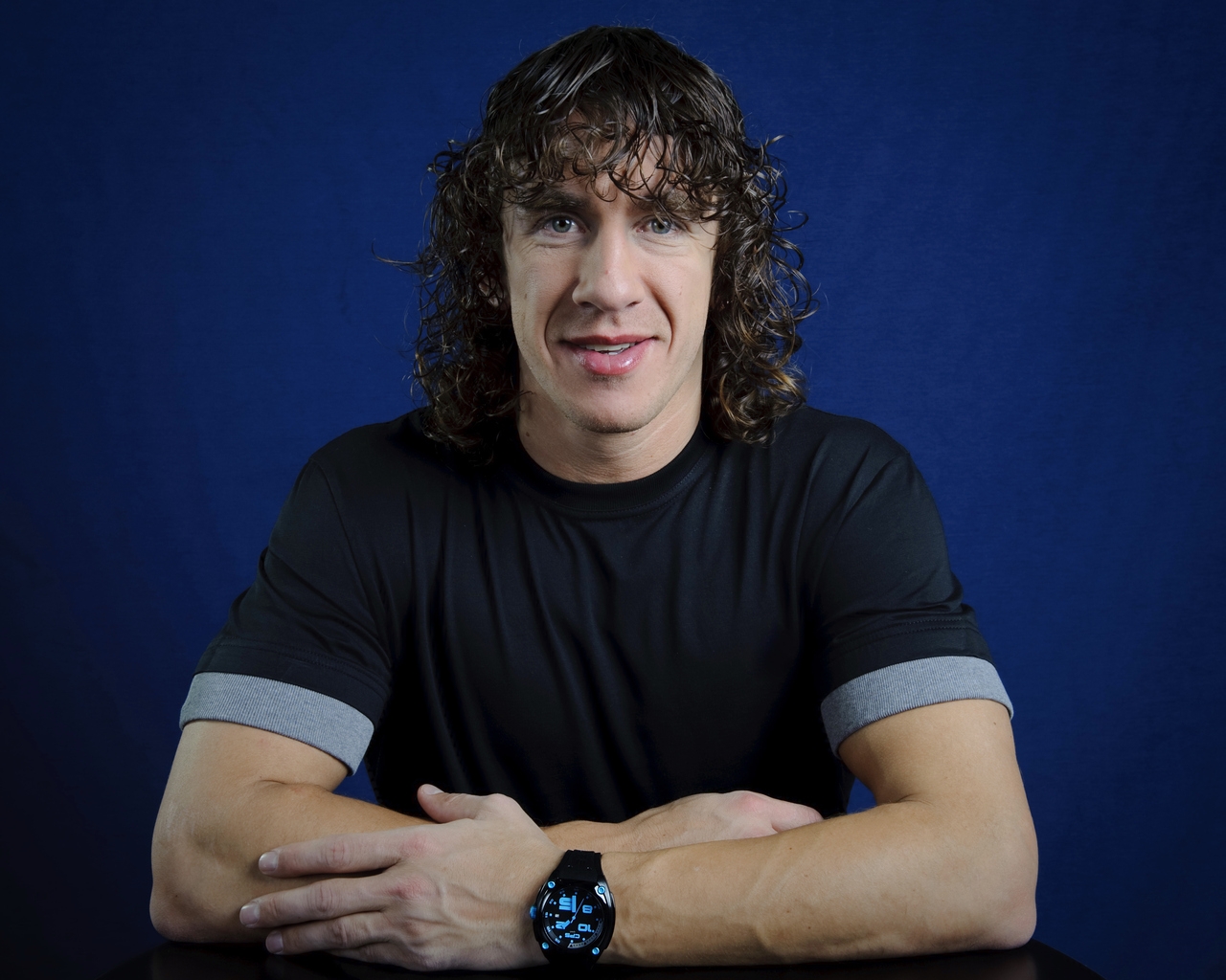 Carles Puyol Smile for 1280 x 1024 resolution