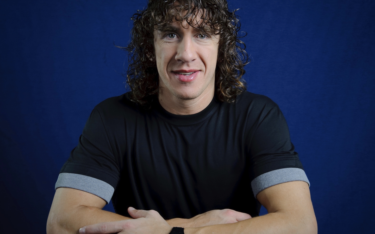Carles Puyol Smile for 1440 x 900 widescreen resolution