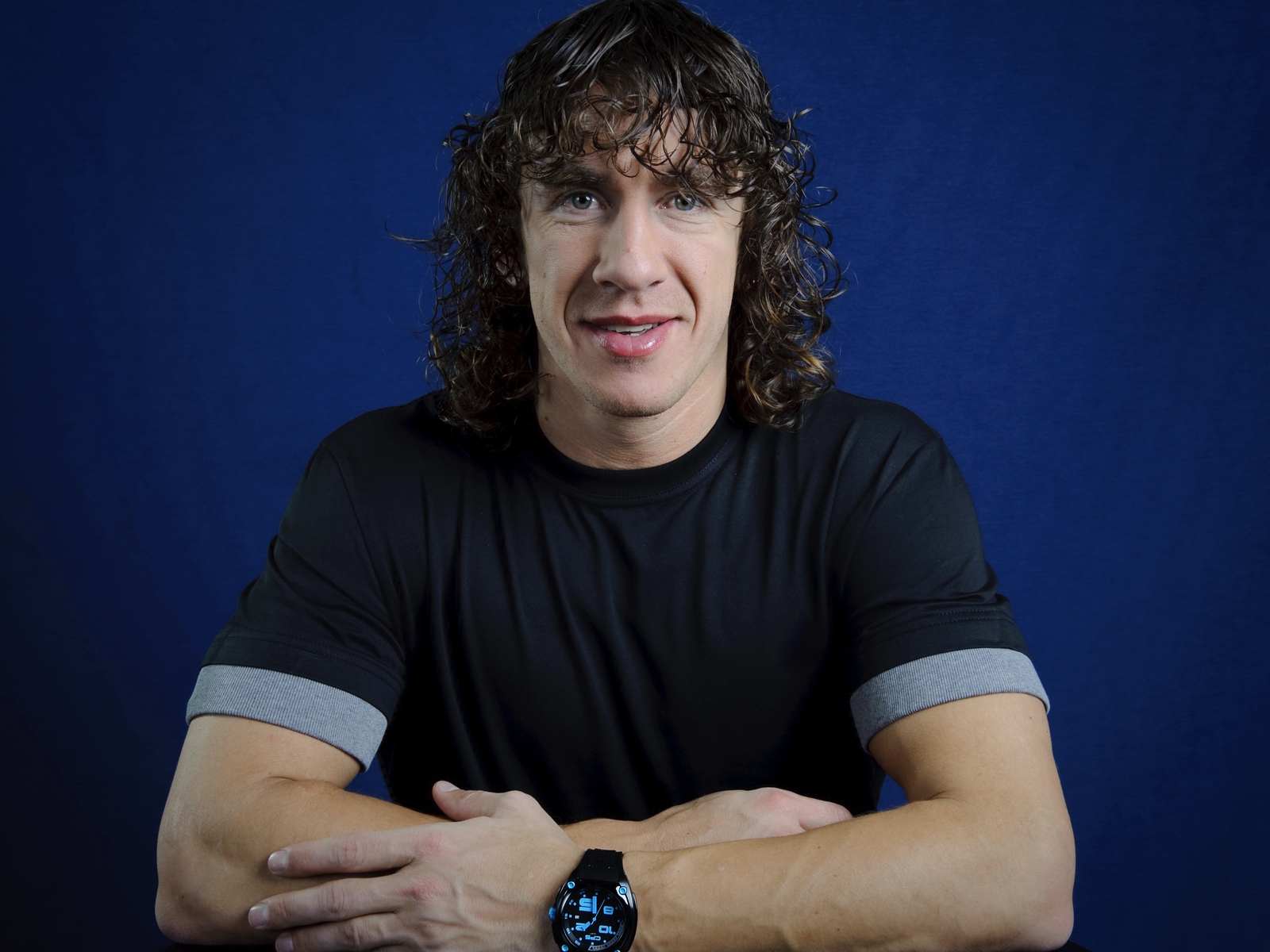 Carles Puyol Smile for 1600 x 1200 resolution