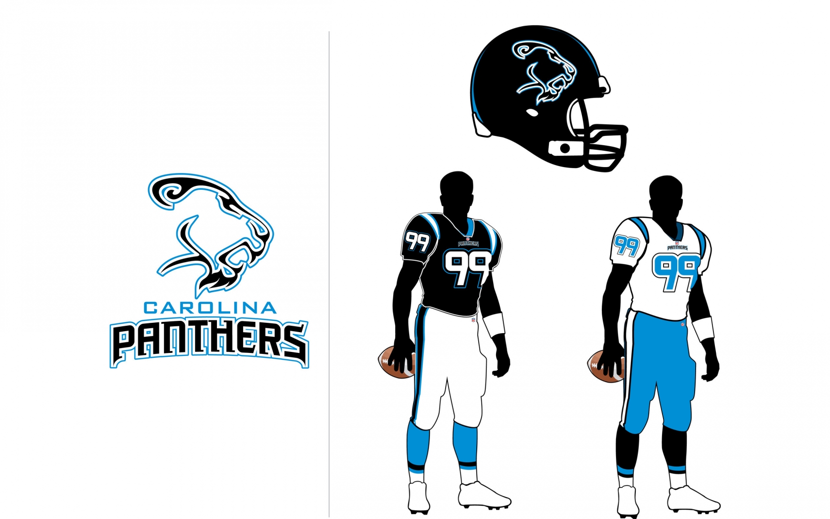 Carolina Panthers Logo for 1680 x 1050 widescreen resolution