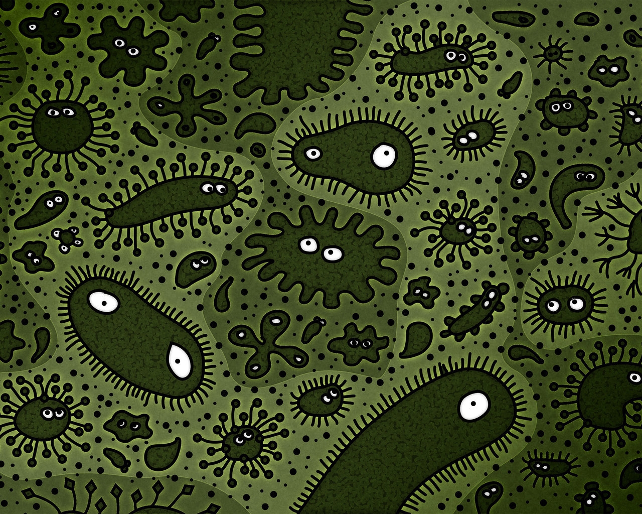 Carpet with eyes for 1280 x 1024 resolution