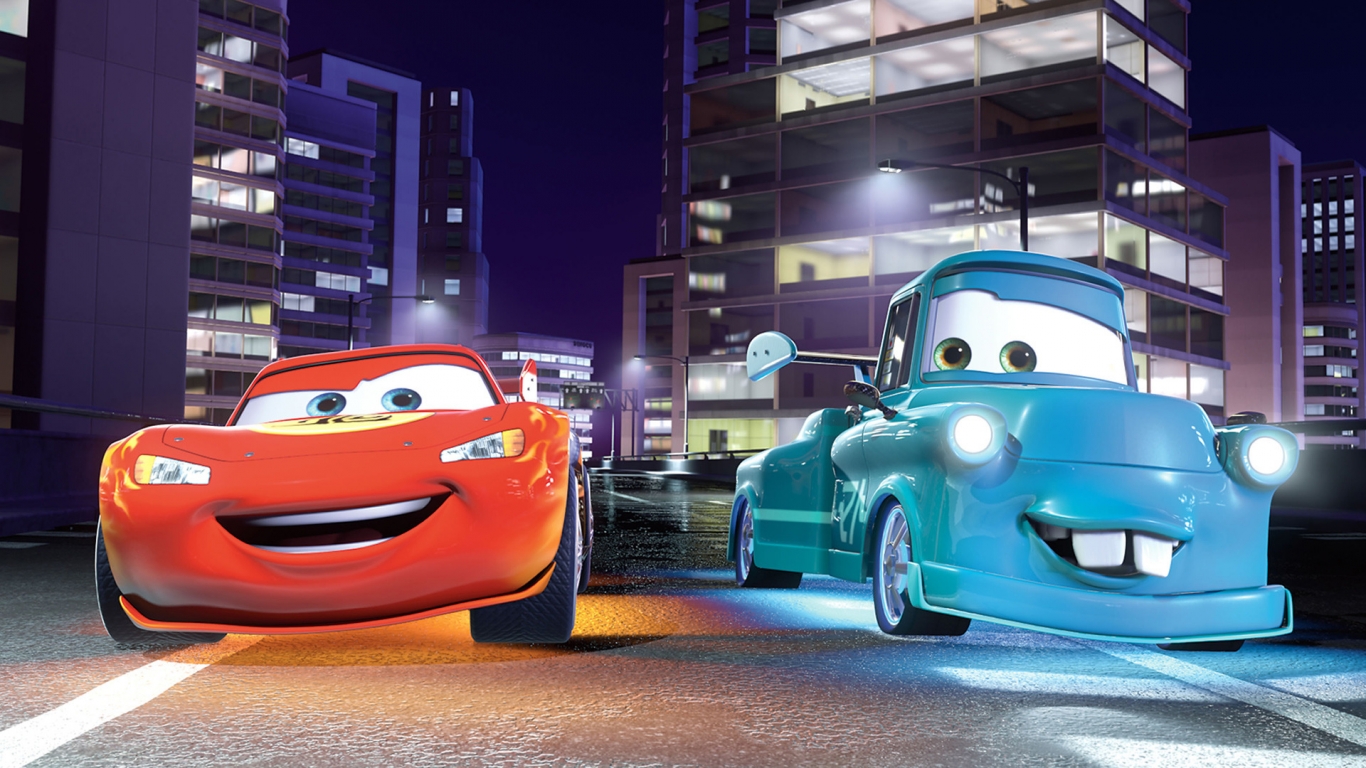 Cars 2 2011 for 1366 x 768 HDTV resolution
