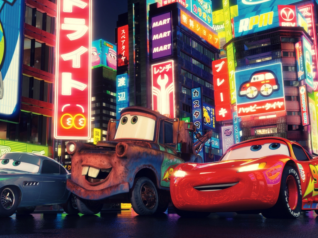 Cars 2 Movie 2011 for 1024 x 768 resolution