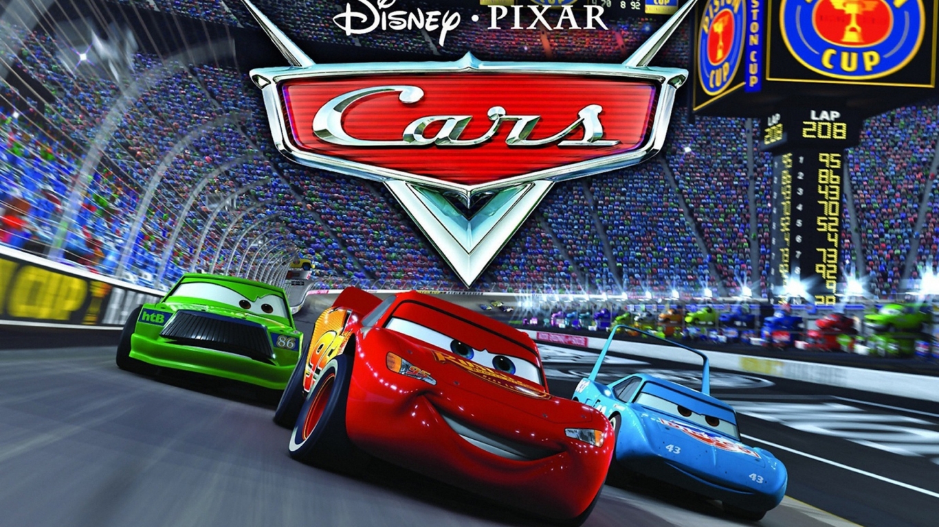Cars on Track for 1366 x 768 HDTV resolution