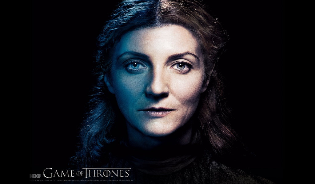 Catelyn Stark in Game of Thrones for 1024 x 600 widescreen resolution