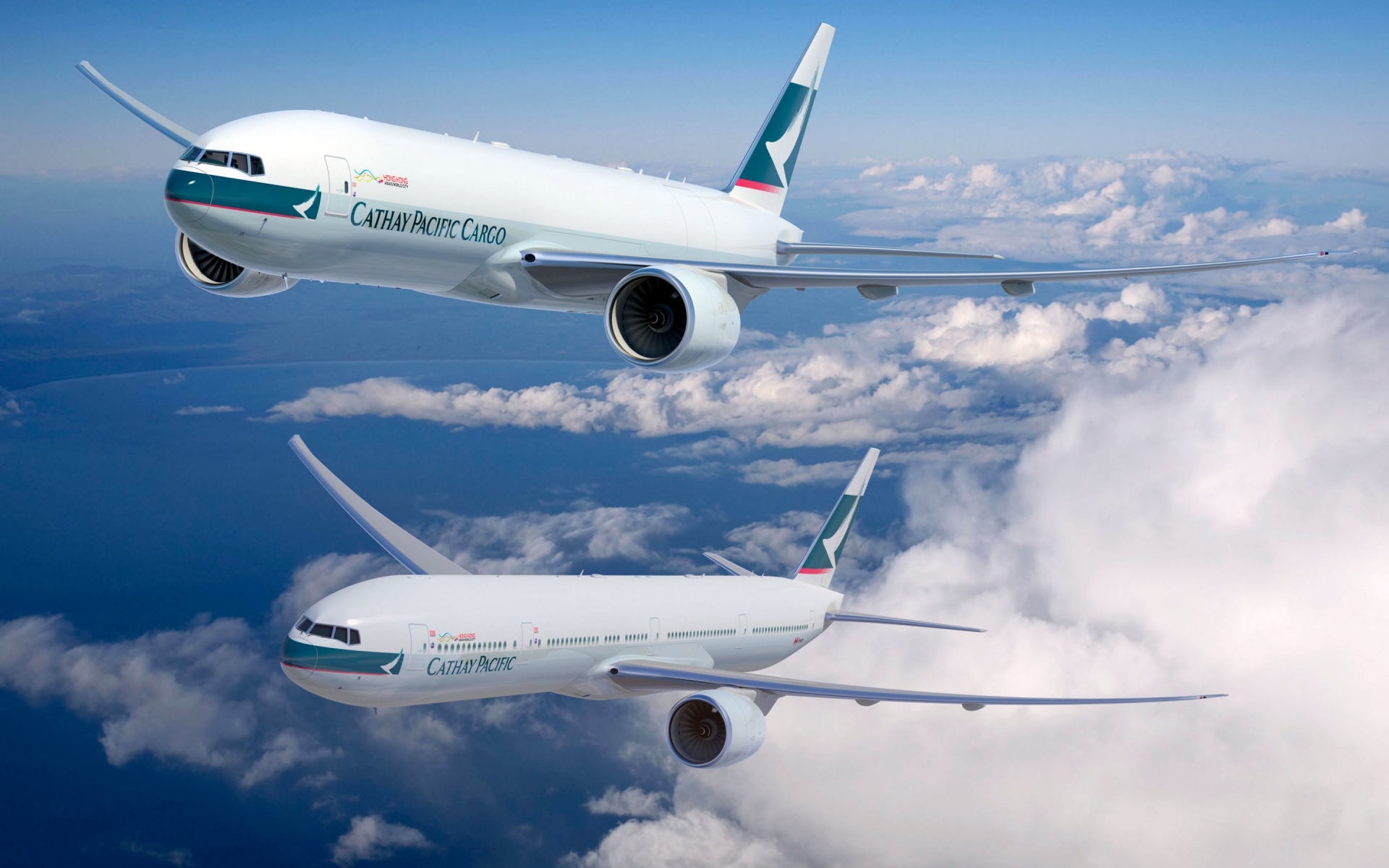 Cathay Pacific Boeing 777 for 1920 x 1200 widescreen resolution