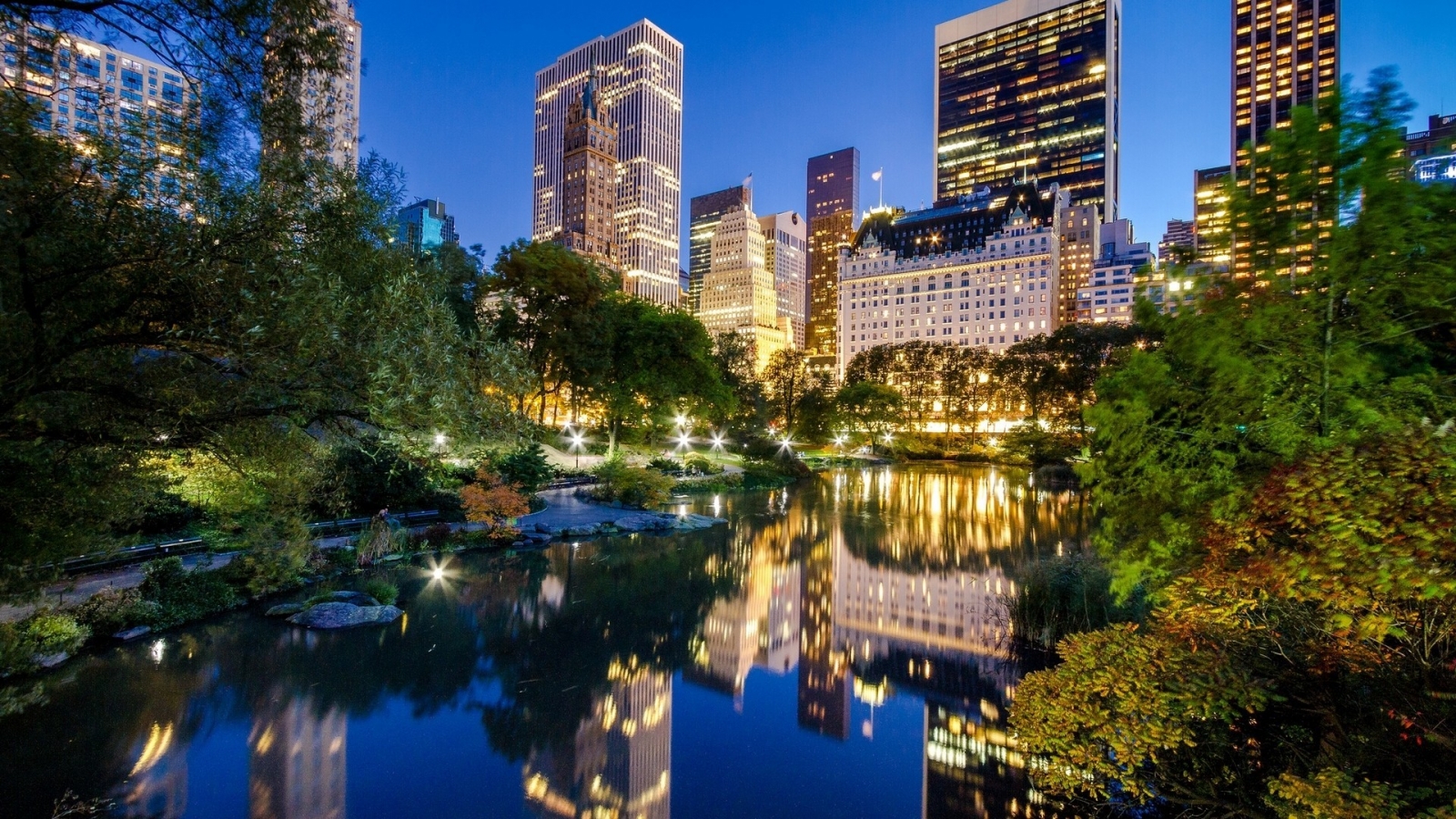 Central Park New York for 1600 x 900 HDTV resolution