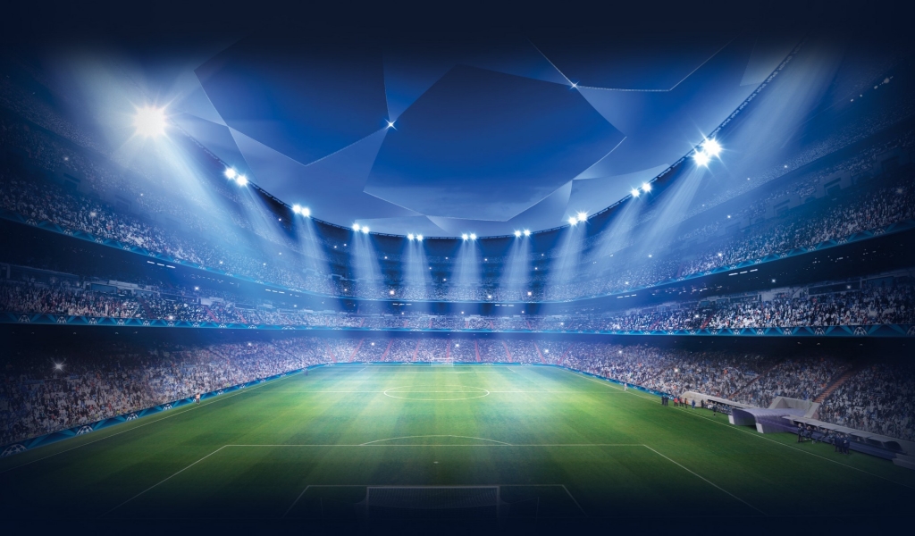 Champions League Stadium for 1024 x 600 widescreen resolution