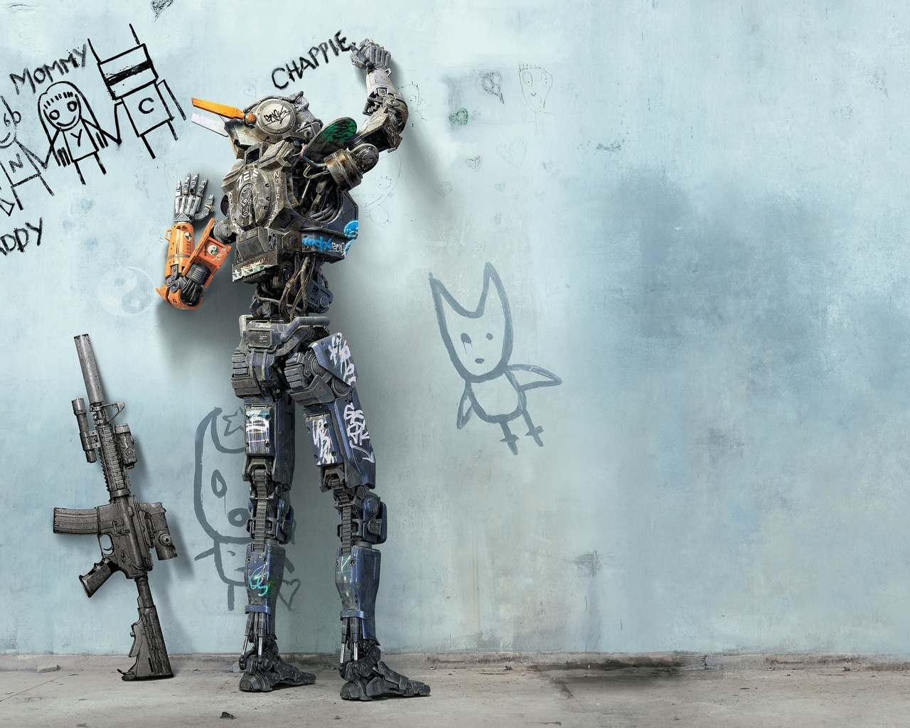 Chappie Movie 2015 for 1280 x 1024 resolution
