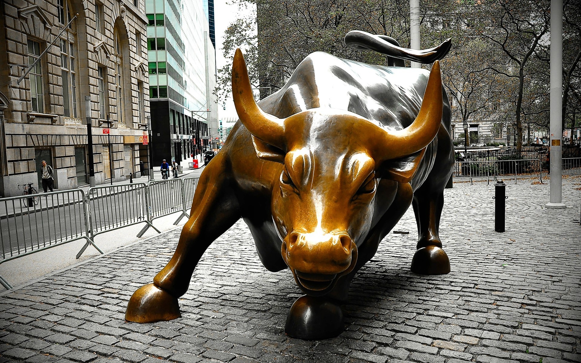 Charging Bull New York for 1920 x 1200 widescreen resolution