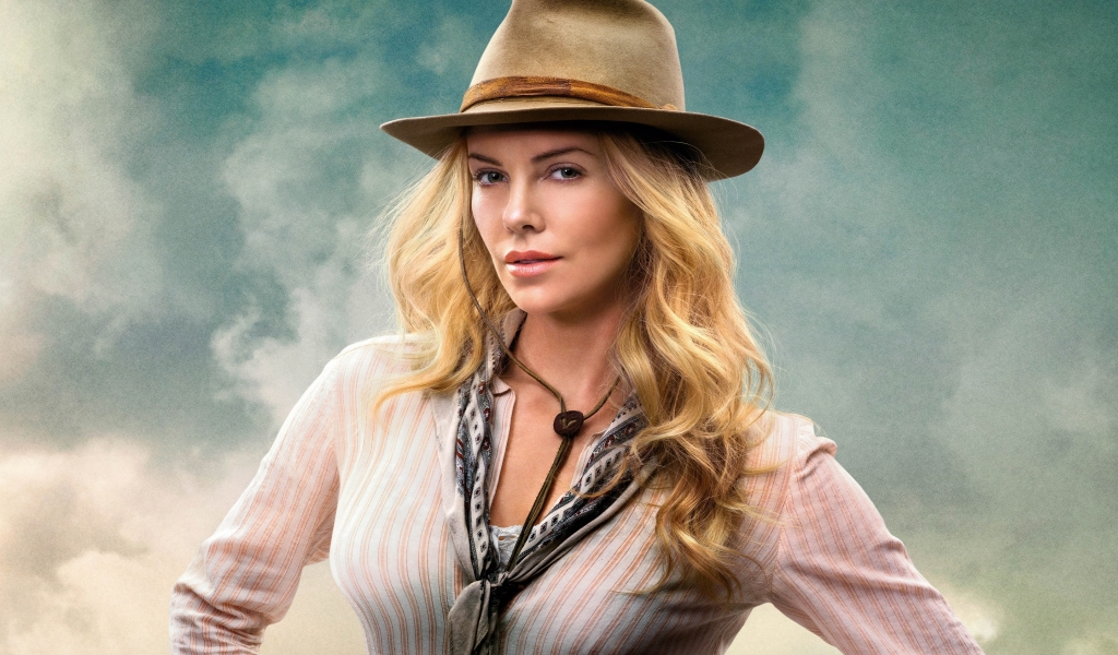 Charlize Theron in A Million Ways to Die in the West for 1024 x 600 widescreen resolution