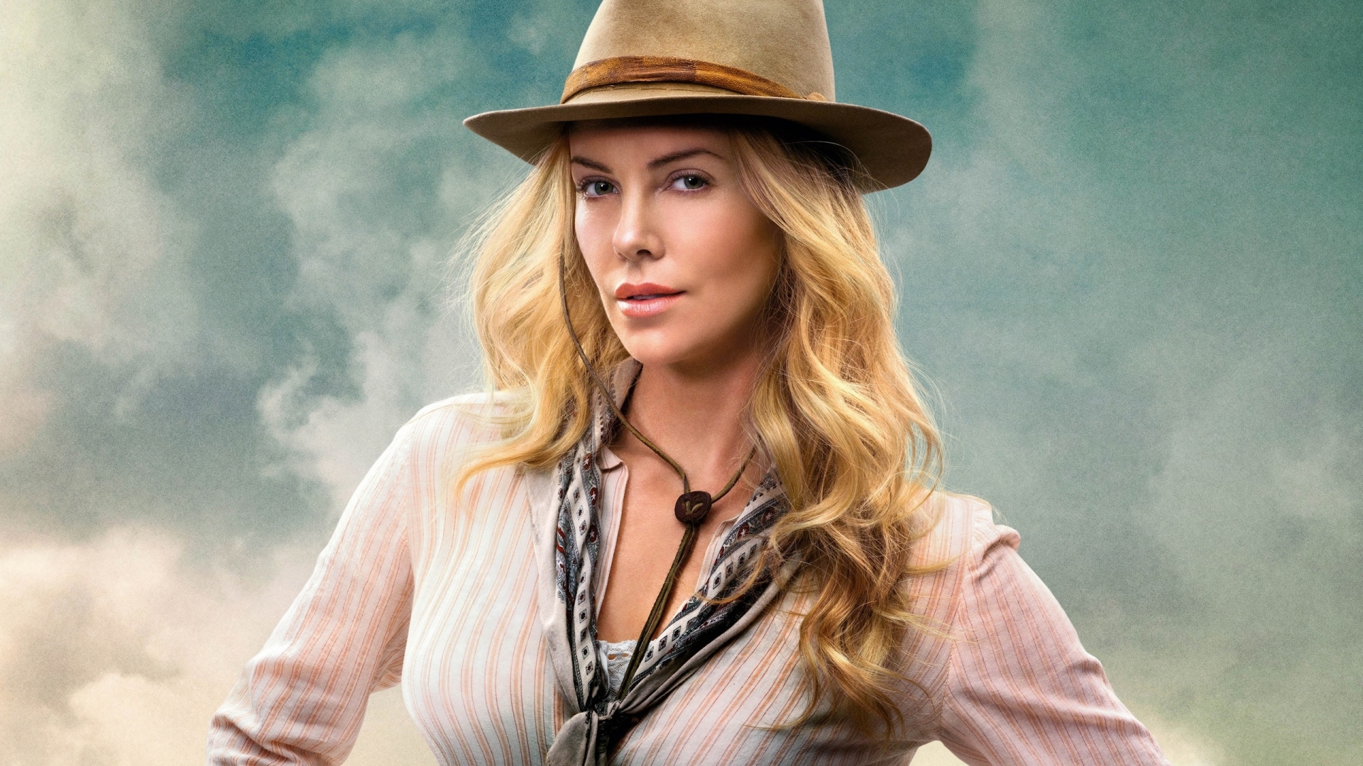 Charlize Theron in A Million Ways to Die in the West for 1920 x 1080 HDTV 1080p resolution