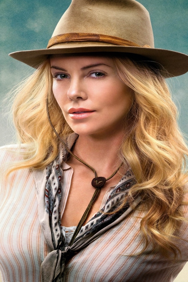 Charlize Theron in A Million Ways to Die in the West for 640 x 960 iPhone 4 resolution