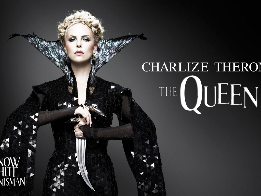 Charlize Theron The Queen for 1024 x 768 resolution