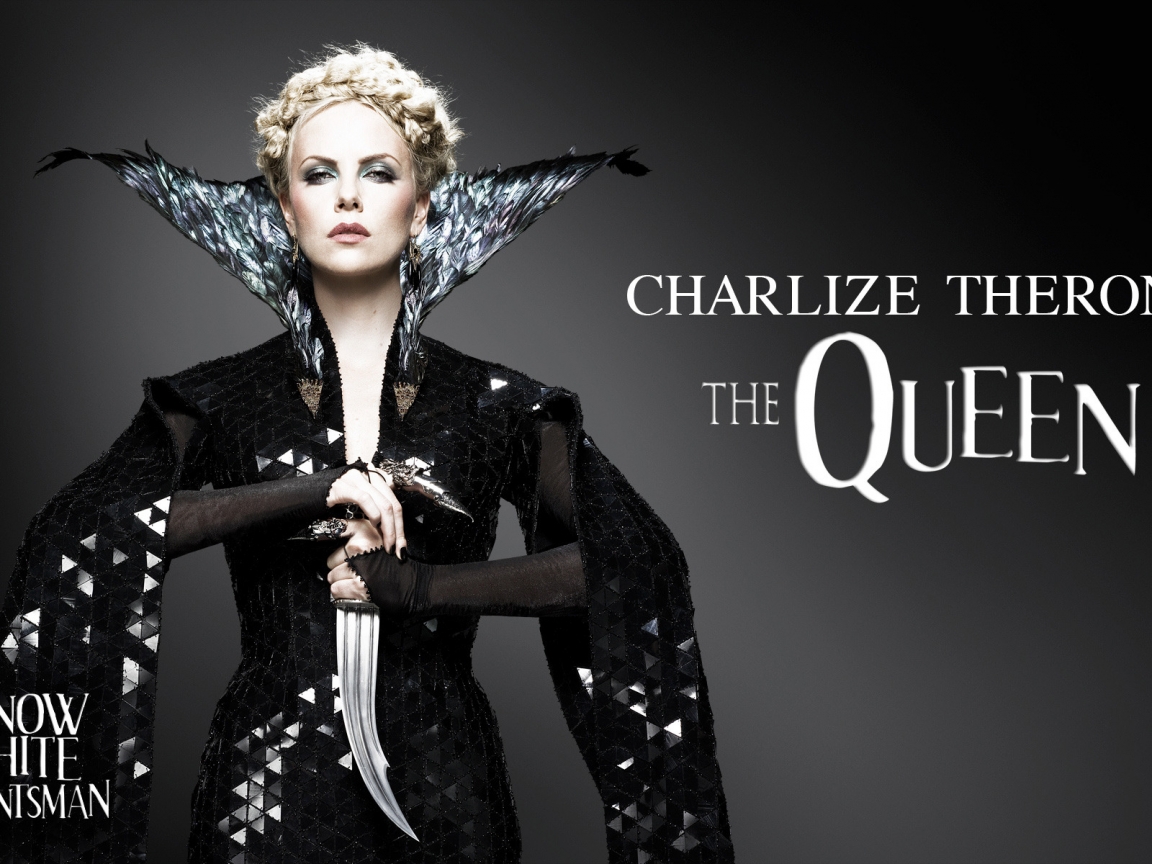Charlize Theron The Queen for 1152 x 864 resolution