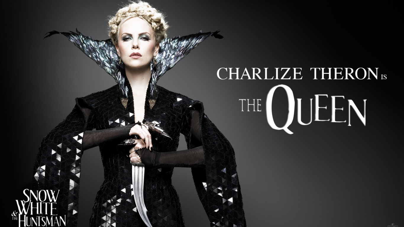 Charlize Theron The Queen for 1366 x 768 HDTV resolution