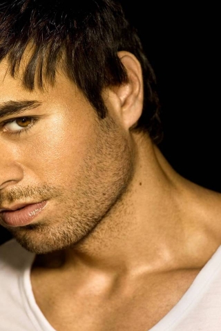 Charming Enrique Iglesias for 320 x 480 iPhone resolution