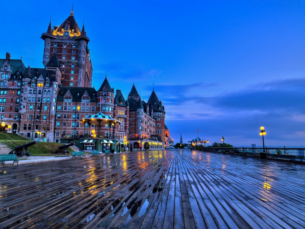 Chateau Frontenac Quebec for 1024 x 768 resolution