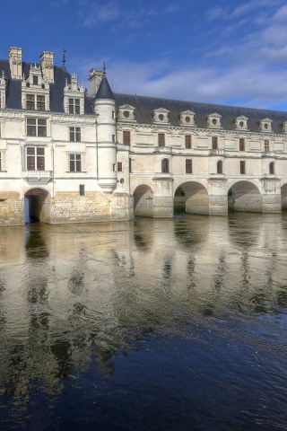 Chenonceaux Castle France for 320 x 480 iPhone resolution