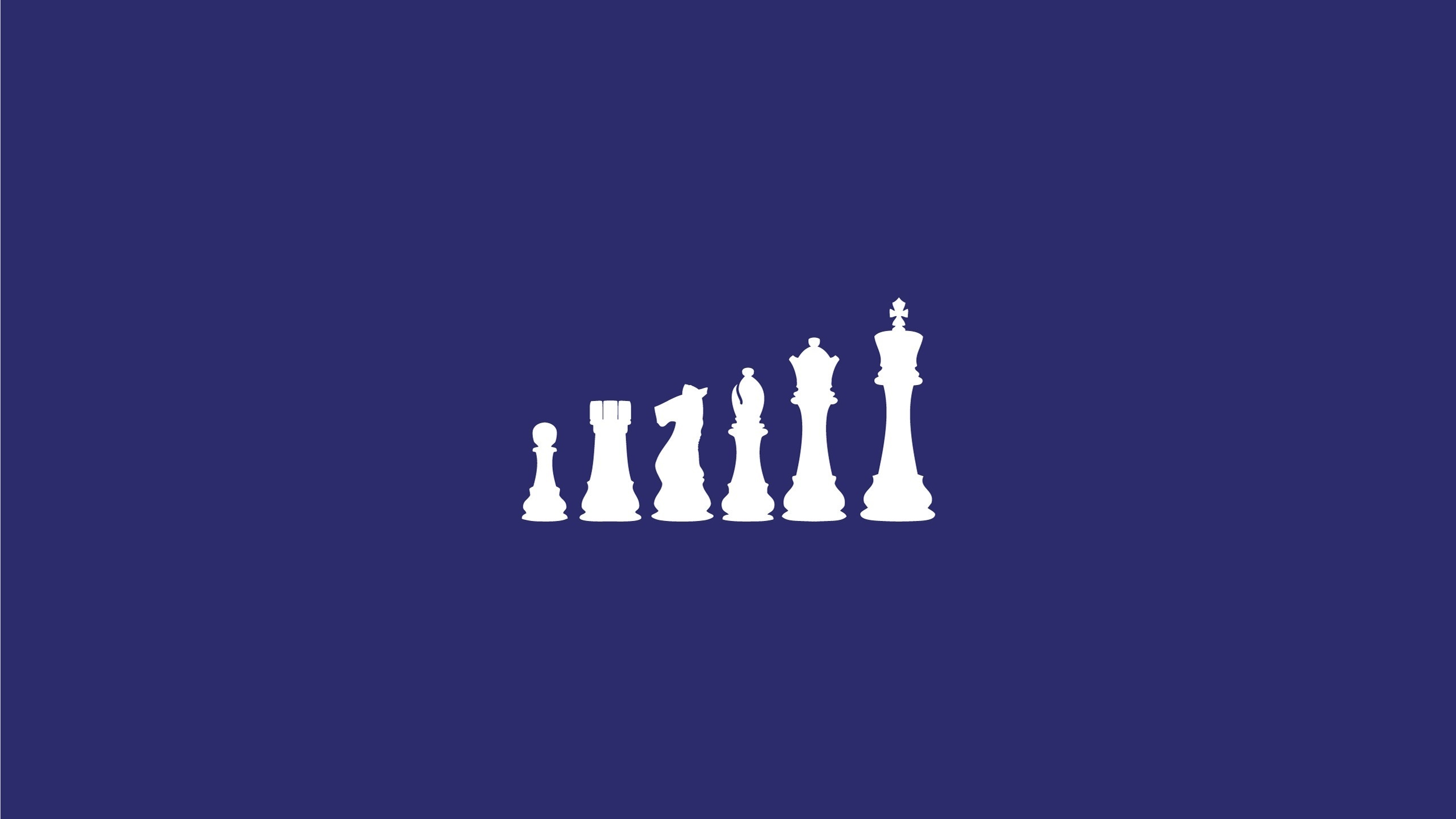Chess Figures for 2560x1440 HDTV resolution