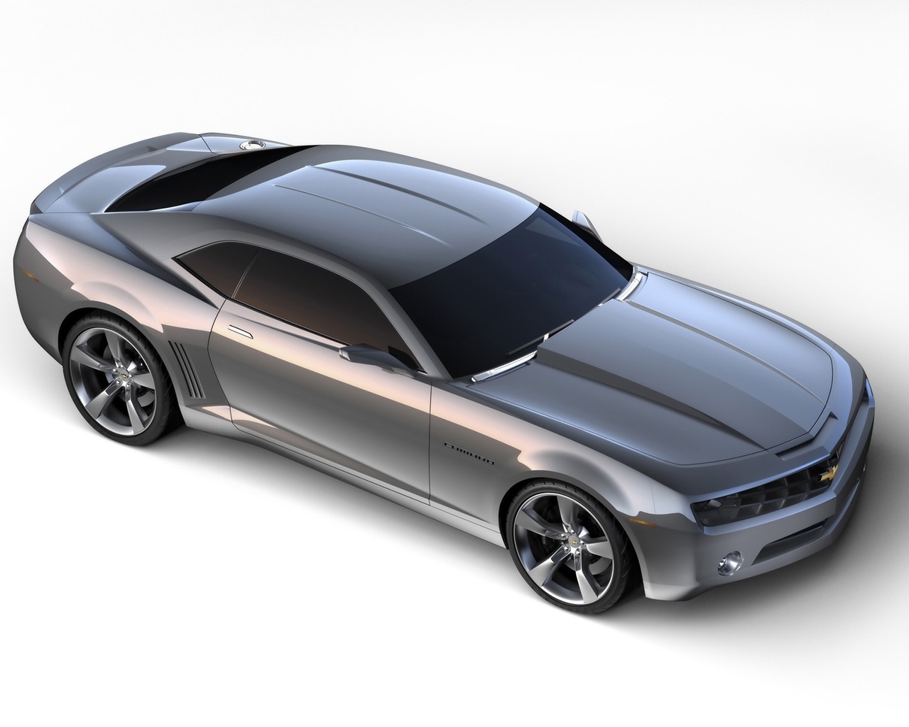 Chevrolet Camaro Grey Side Angle for 1280 x 1024 resolution