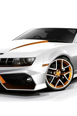 Chevrolet Camaro Tuning 2012 for 320 x 480 iPhone resolution