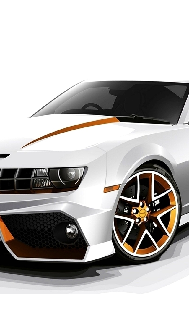 Chevrolet Camaro Tuning 2012 for 640 x 1136 iPhone 5 resolution