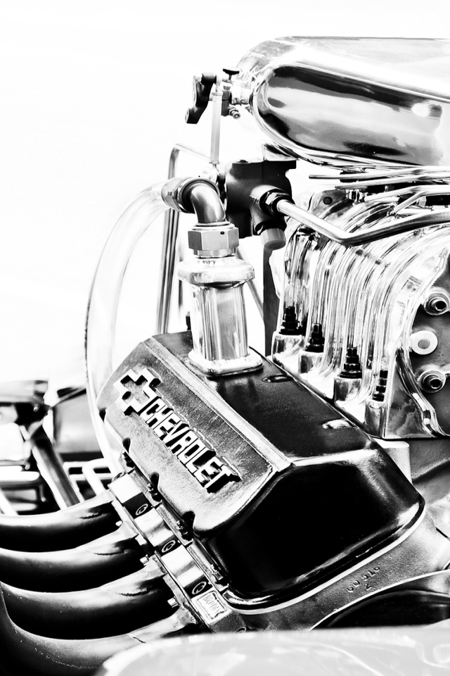 Chevrolet Corvette Engine for 640 x 960 iPhone 4 resolution