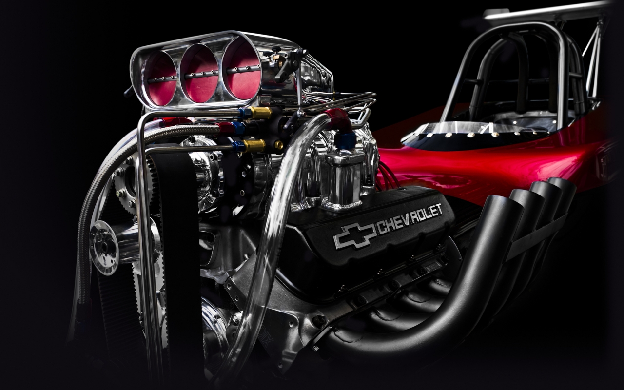 Chevrolet Engine for 1280 x 800 widescreen resolution
