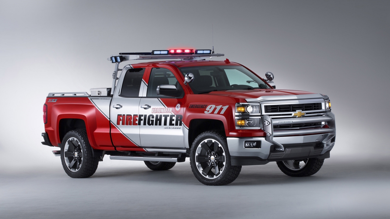 Chevrolet Silverado Volunteer Firefighters Concept for 1280 x 720 HDTV 720p resolution