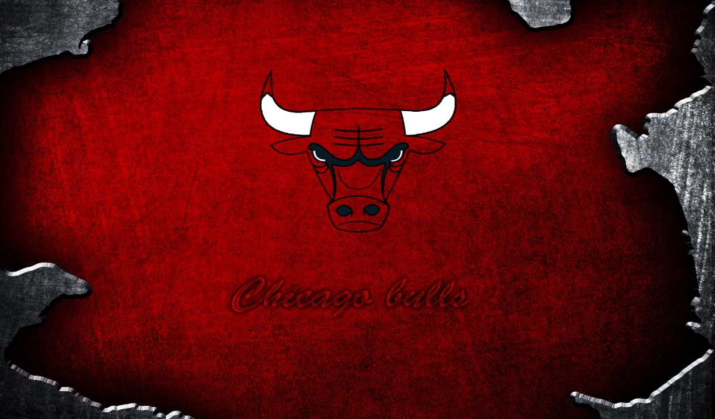 Chicago Bulls Grunge for 1024 x 600 widescreen resolution