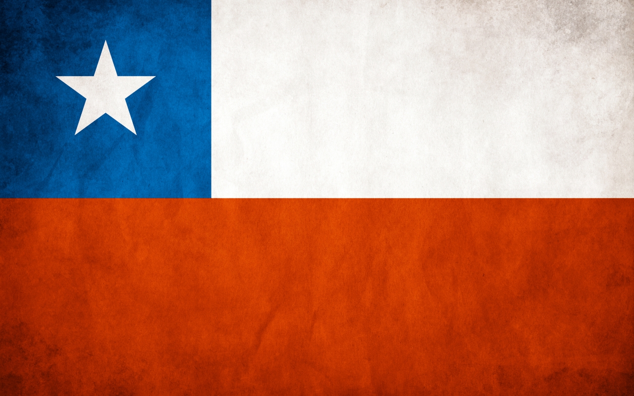Chile Flag for 1280 x 800 widescreen resolution