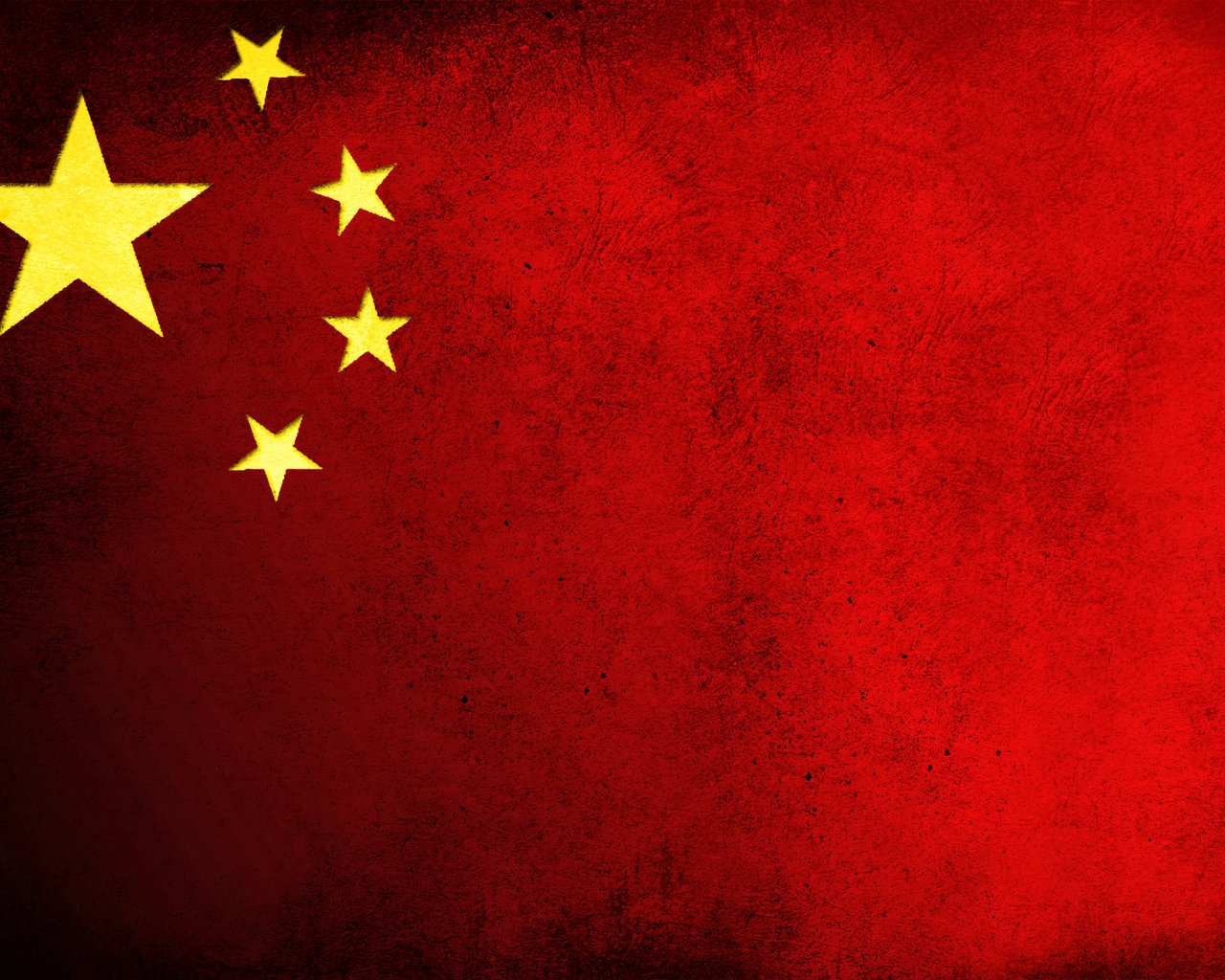 China Flag for 1280 x 1024 resolution